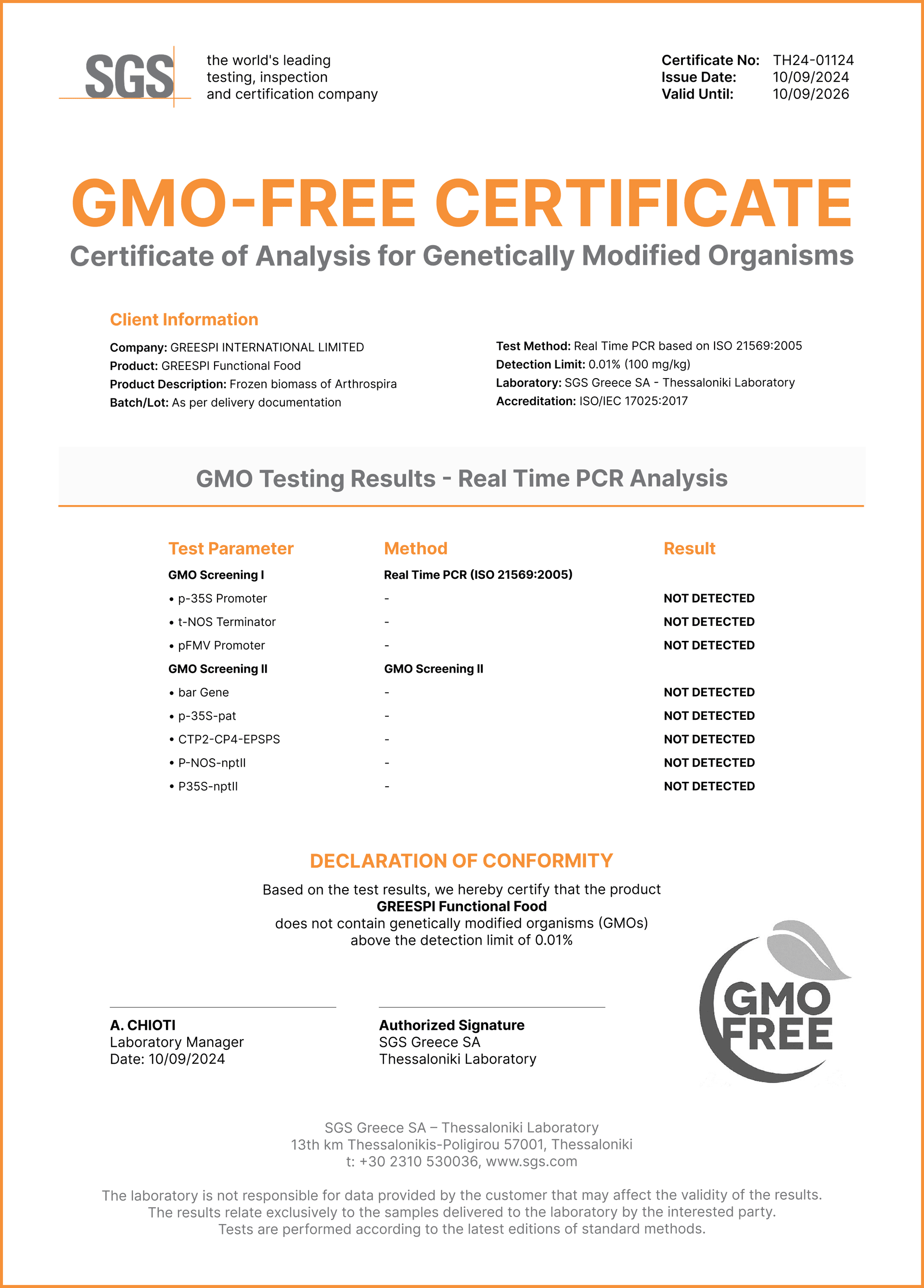 Non-GMO Verified